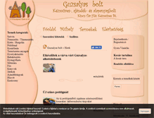 Tablet Screenshot of guzsalyasbolt.hu